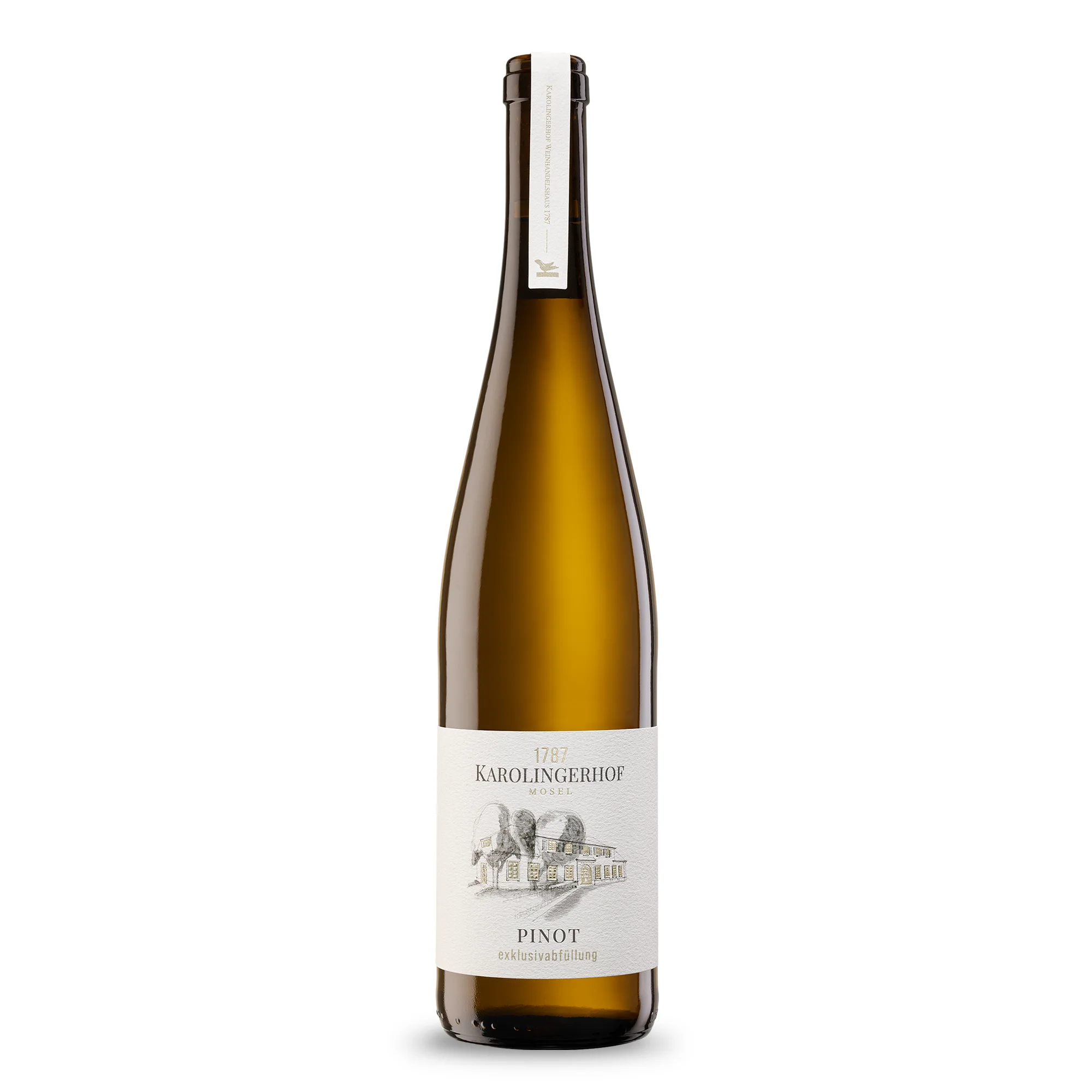 PINOT trocken von Karolingerhof 1787 aus Kröv an der Mosel; charaktervoller und feiner Genuss zu anspruchsvollen Gerichten